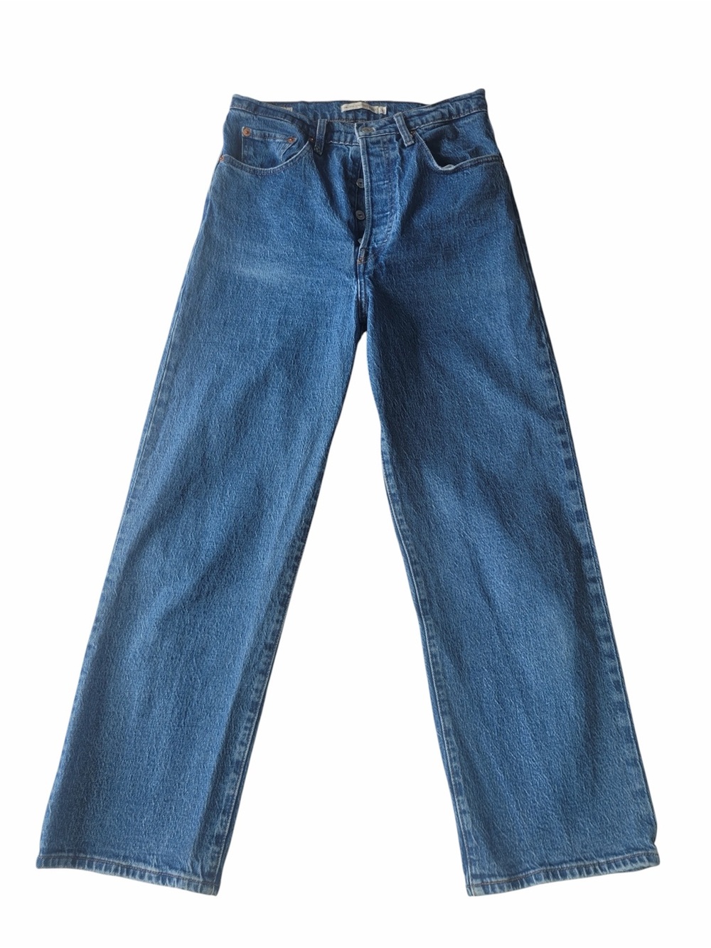 Levi’s Premium Denim Classic Ribcage Straight Ankle Jeans blue size 30